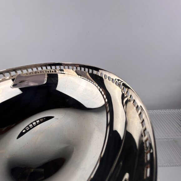 Skyscraper Design Bowl by Richard Meier for Swid Powell Silverplated 1980s 6" - Picture 12 of 16